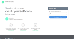 Desktop Screenshot of do-it-yourself.com